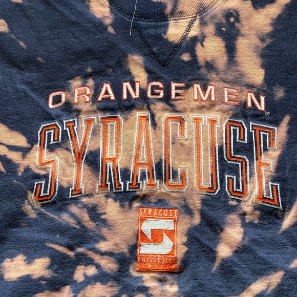 Vintage Syracuse University Embroidered Tee Cuse Basketball Orangemen XXL - Picture 5 of 9